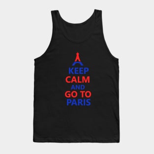 Keep calm and go to Paris Tank Top